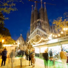 Christmas Market at Sagrada Familia Barcelona